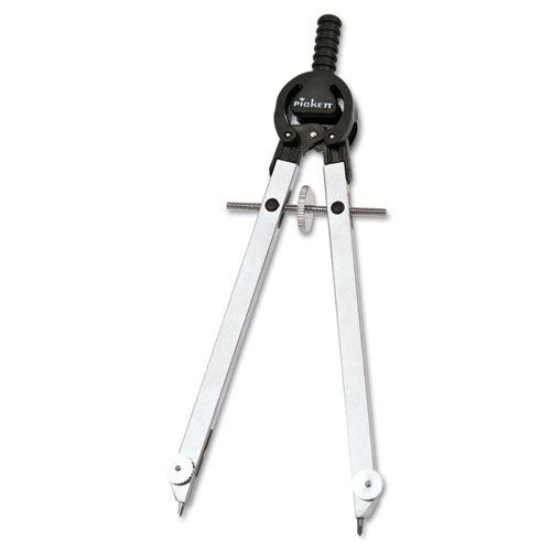 Chartpak® wholesale. Masterbow Compass, 10" Maximum Diameter, Steel, Chrome. HSD Wholesale: Janitorial Supplies, Breakroom Supplies, Office Supplies.