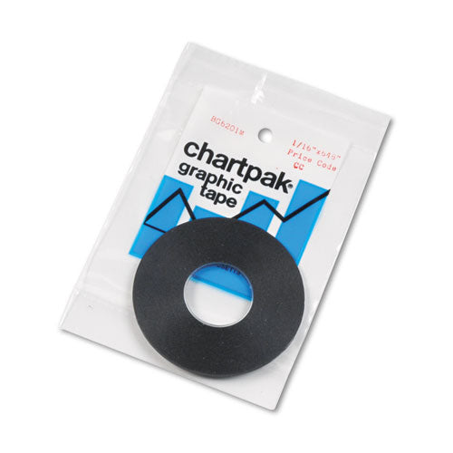 Chartpak® wholesale. Graphic Chart Tapes, 0.06" X 54 Ft, Matte Black. HSD Wholesale: Janitorial Supplies, Breakroom Supplies, Office Supplies.