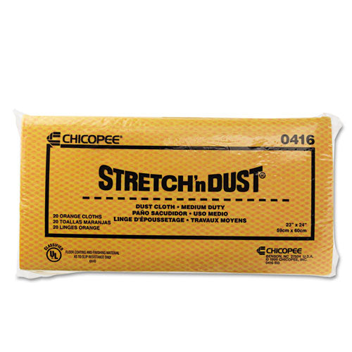 Chix® wholesale. Stretch 'n Dust Cloths, 23 1-4 X 24, Orange-yellow, 20-bag, 5 Bags-carton. HSD Wholesale: Janitorial Supplies, Breakroom Supplies, Office Supplies.