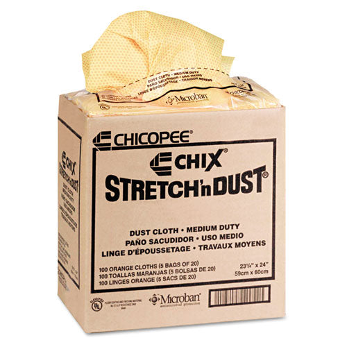 Chix® wholesale. Stretch 'n Dust Cloths, 23 1-4 X 24, Orange-yellow, 20-bag, 5 Bags-carton. HSD Wholesale: Janitorial Supplies, Breakroom Supplies, Office Supplies.