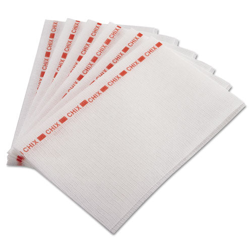 Food Service Towels, 13 X 21, Red-white, 150-carton