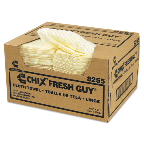 Chix® wholesale. Fresh Guy Towels, 13 1-2 X 13 1-2, Yellow, 150-carton. HSD Wholesale: Janitorial Supplies, Breakroom Supplies, Office Supplies.