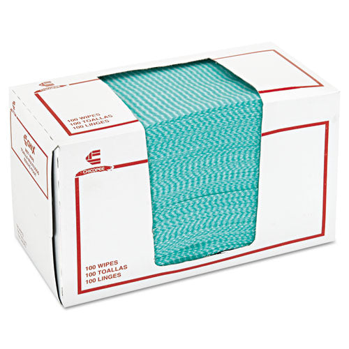 Chix® wholesale. Wet Wipes, 14 X 21, White-green, 100 Towels-pack, 9-carton. HSD Wholesale: Janitorial Supplies, Breakroom Supplies, Office Supplies.