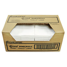 Load image into Gallery viewer, Chicopee® wholesale. Durawipe Shop Towels, 13 X 15, Z Fold, White, 100-carton. HSD Wholesale: Janitorial Supplies, Breakroom Supplies, Office Supplies.