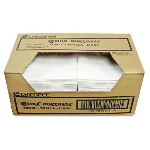 Chicopee® wholesale. Durawipe Shop Towels, 13 X 15, Z Fold, White, 100-carton. HSD Wholesale: Janitorial Supplies, Breakroom Supplies, Office Supplies.