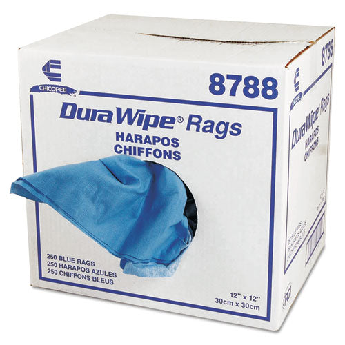 Chix® wholesale. Durawipe General Purpose Towels, 12 X 12, Blue, 250-carton. HSD Wholesale: Janitorial Supplies, Breakroom Supplies, Office Supplies.