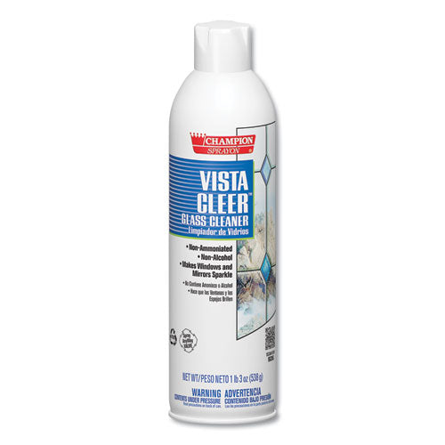 Chase Products wholesale. Vista Cleer Ammonia-free, Clean Scent, 20 Oz Aerosol Spray, 12-carton. HSD Wholesale: Janitorial Supplies, Breakroom Supplies, Office Supplies.
