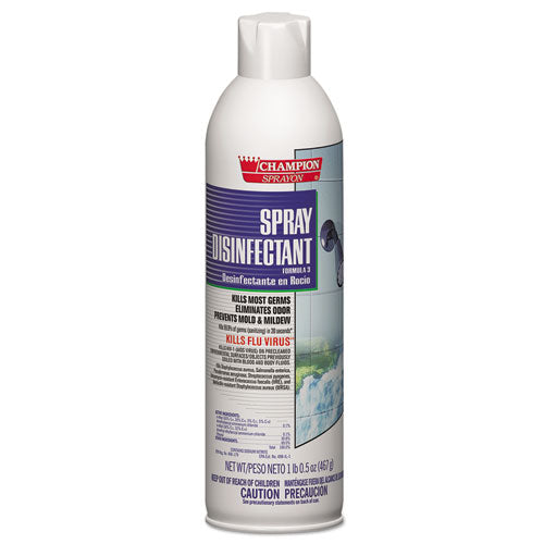 Chase Products wholesale. Champion Sprayon Spray Disinfectant, 16.5 Oz Aerosol Spray, 12-carton. HSD Wholesale: Janitorial Supplies, Breakroom Supplies, Office Supplies.