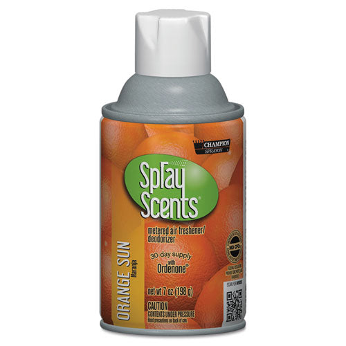 Chase Products wholesale. Sprayscents Metered Air Freshener Refill, Orange Sun, 7 Oz Aerosol, 12-carton. HSD Wholesale: Janitorial Supplies, Breakroom Supplies, Office Supplies.
