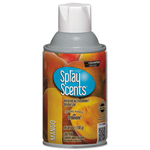 Chase Products wholesale. Sprayscents Metered Air Freshener Refill, Mango, 7 Oz Aerosol, 12-carton. HSD Wholesale: Janitorial Supplies, Breakroom Supplies, Office Supplies.