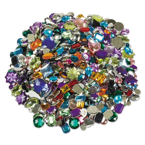 Creativity Street® wholesale. Acrylic Gemstones Classroom Pack, 1 Lb, Assorted Colors-sizes. HSD Wholesale: Janitorial Supplies, Breakroom Supplies, Office Supplies.