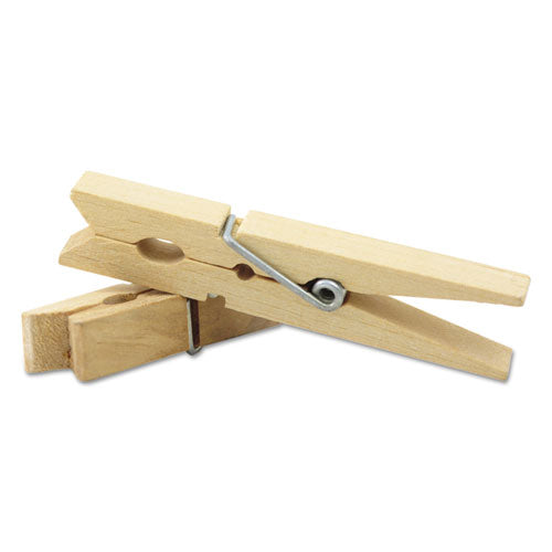 Creativity Street® wholesale. Wood Spring Clothespins, 3.38 Length, 50 Clothespins-pack. HSD Wholesale: Janitorial Supplies, Breakroom Supplies, Office Supplies.