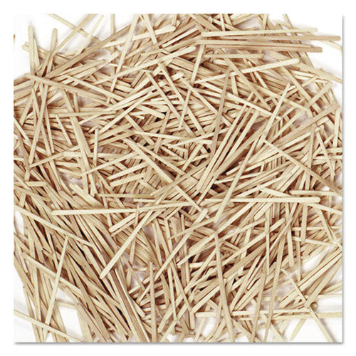 Creativity Street® wholesale. Flat Wood Toothpicks, Wood, Natural, 2,500-pack. HSD Wholesale: Janitorial Supplies, Breakroom Supplies, Office Supplies.