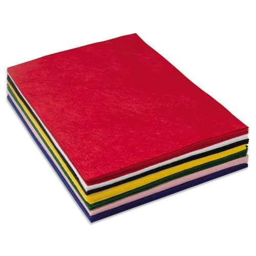 Creativity Street® wholesale. One Pound Felt Sheet Pack, Rectangular, 9 X 12, Assorted Colors. HSD Wholesale: Janitorial Supplies, Breakroom Supplies, Office Supplies.