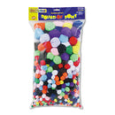 Creativity Street® wholesale. Pound Of Poms Giant Bonus Pack, Assorted Colors, 1 Lb-pack. HSD Wholesale: Janitorial Supplies, Breakroom Supplies, Office Supplies.
