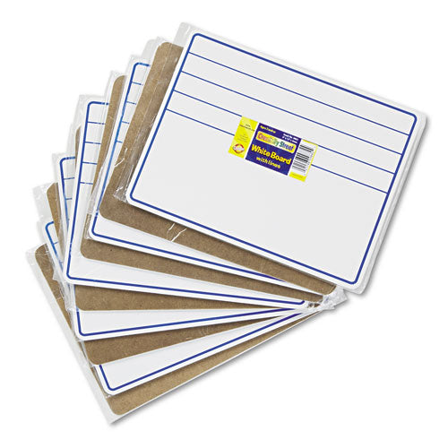 Creativity Street® wholesale. Dry-erase Student Boards, 12 X 9, Blue-white, 10-set. HSD Wholesale: Janitorial Supplies, Breakroom Supplies, Office Supplies.