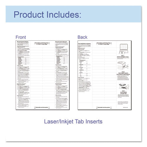 C-Line® wholesale. Sheet Protectors With Index Tabs, Heavy, Clear Tabs, 2", 11 X 8 1-2, 5-st. HSD Wholesale: Janitorial Supplies, Breakroom Supplies, Office Supplies.