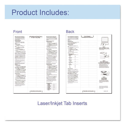 C-Line® wholesale. Sheet Protectors With Index Tabs, Clear Tabs, 2", 11 X 8 1-2, 8-st. HSD Wholesale: Janitorial Supplies, Breakroom Supplies, Office Supplies.