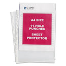 C-Line® wholesale. Standard Weight Poly Sheet Protectors, Clear, 2", 11 3-4 X 8 1-4, 50-bx. HSD Wholesale: Janitorial Supplies, Breakroom Supplies, Office Supplies.