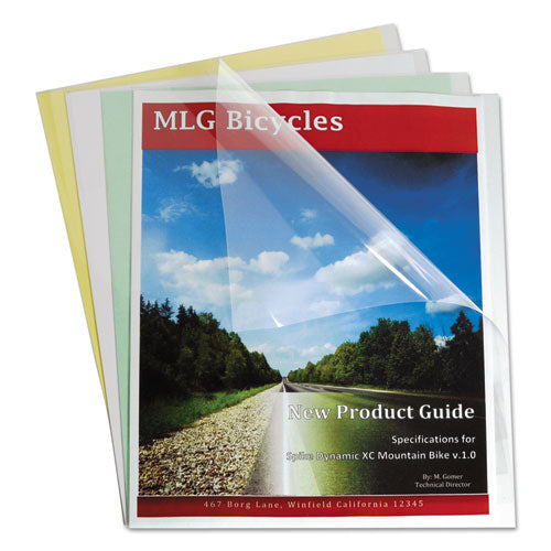 C-Line® wholesale. Report Covers, Economy Vinyl, Clear, 8 1-2 X 11, 100-bx. HSD Wholesale: Janitorial Supplies, Breakroom Supplies, Office Supplies.