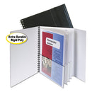 C-Line® wholesale. Eight-pocket Portfolio With Security Flap, Polypropylene, 8 1-2 X 11, Black. HSD Wholesale: Janitorial Supplies, Breakroom Supplies, Office Supplies.