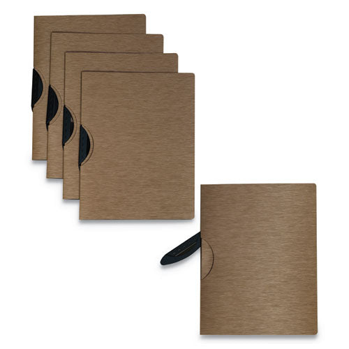 C-Line® wholesale. Modern Metallic Executive Style Report Cover, 8 1-2" X 11", Bronze, 5-pack. HSD Wholesale: Janitorial Supplies, Breakroom Supplies, Office Supplies.