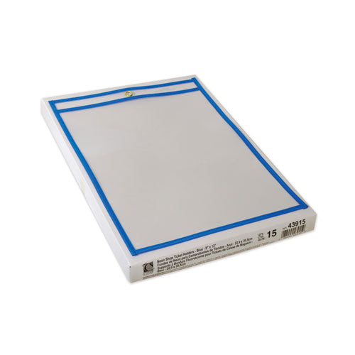 C-Line® wholesale. Stitched Shop Ticket Holders, Top Load, Super Heavy, Clear, 9" X 12" Inserts, 15-box. HSD Wholesale: Janitorial Supplies, Breakroom Supplies, Office Supplies.