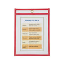 C-Line® wholesale. Stitched Shop Ticket Holders, Top Load, Super Heavy, Clear, 6" X 9" Inserts, 25-box. HSD Wholesale: Janitorial Supplies, Breakroom Supplies, Office Supplies.