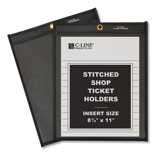 C-Line® wholesale. Shop Ticket Holders, Stitched, One Side Clear, 50 Sheets, 8 1-2 X 11, 25-box. HSD Wholesale: Janitorial Supplies, Breakroom Supplies, Office Supplies.