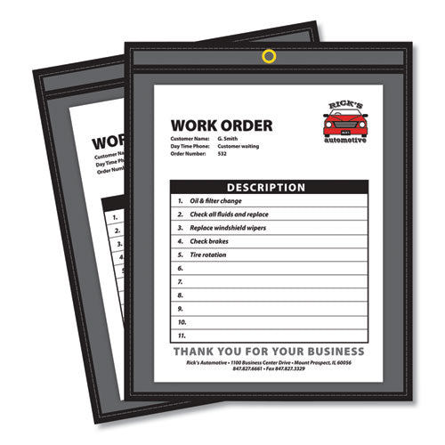 C-Line® wholesale. Shop Ticket Holders, Stitched, One Side Clear, 50 Sheets, 8 1-2 X 11, 25-box. HSD Wholesale: Janitorial Supplies, Breakroom Supplies, Office Supplies.