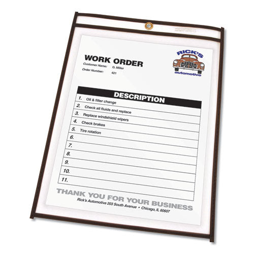 C-Line® wholesale. Shop Ticket Holders, Stitched, Both Sides Clear, 50 Sheets, 8 1-2 X 11, 25-box. HSD Wholesale: Janitorial Supplies, Breakroom Supplies, Office Supplies.