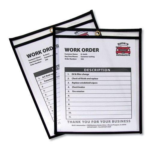 C-Line® wholesale. Shop Ticket Holders, Stitched, Both Sides Clear, 50 Sheets, 8 1-2 X 11, 25-box. HSD Wholesale: Janitorial Supplies, Breakroom Supplies, Office Supplies.