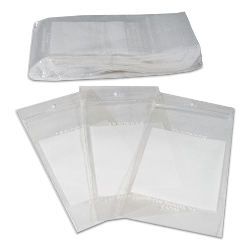 C-Line® wholesale. Write-on Poly Bags, 2 Mil, 3" X 5", Clear, 1,000-carton. HSD Wholesale: Janitorial Supplies, Breakroom Supplies, Office Supplies.