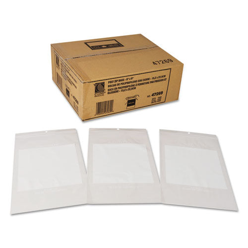 C-Line® wholesale. Write-on Poly Bags, 2 Mil, 6" X 9", Clear, 1,000-carton. HSD Wholesale: Janitorial Supplies, Breakroom Supplies, Office Supplies.