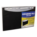 C-Line® wholesale. 21-pocket Stand-up Design Expanding File, 12" Expansion, 21 Sections, 1-21-cut Tab, Legal Size, Black. HSD Wholesale: Janitorial Supplies, Breakroom Supplies, Office Supplies.