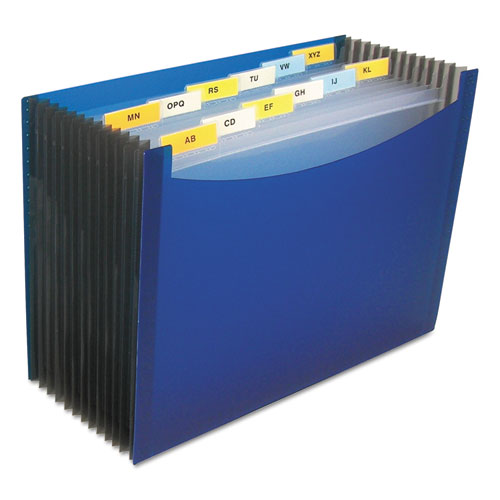 C-Line® wholesale. 13-pocket Expanding File, 9.25" Expansion, 13 Sections, 1-13-cut Tab, Letter Size, Blue. HSD Wholesale: Janitorial Supplies, Breakroom Supplies, Office Supplies.