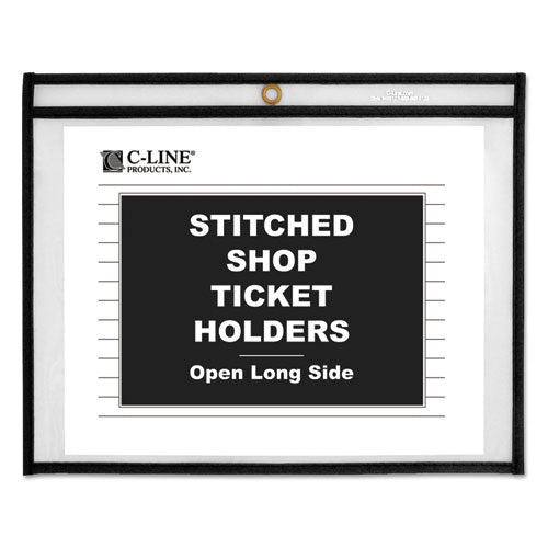 C-Line® wholesale. Shop Ticket Holders, Stitched, Both Sides Clear, 75 Sheets, 12 X 9, 25-box. HSD Wholesale: Janitorial Supplies, Breakroom Supplies, Office Supplies.