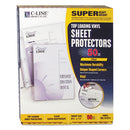 C-Line® wholesale. Super Heavyweight Vinyl Sheet Protectors, Clear, 2 Sheets, 11 X 8 1-2, 50-bx. HSD Wholesale: Janitorial Supplies, Breakroom Supplies, Office Supplies.