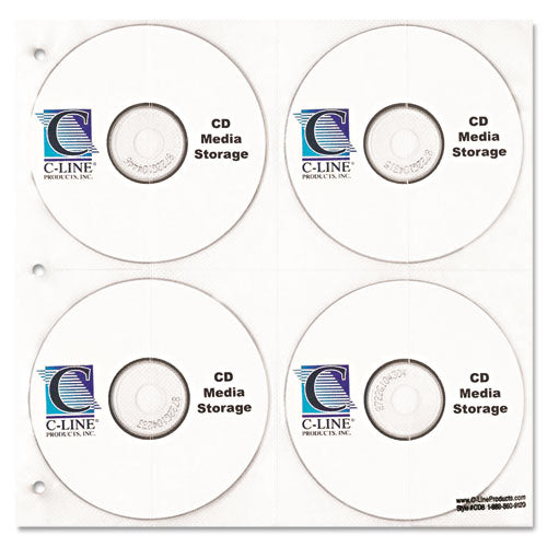 C-Line® wholesale. Deluxe Cd Ring Binder Storage Pages, Standard, Stores 8 Cds, 5-pack. HSD Wholesale: Janitorial Supplies, Breakroom Supplies, Office Supplies.