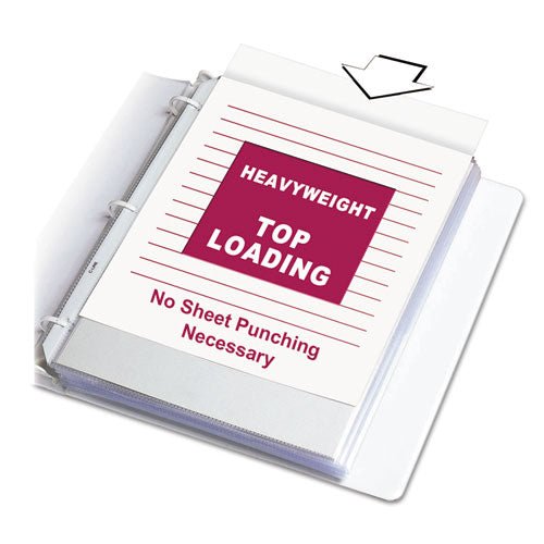 C-Line® wholesale. Heavyweight Polypropylene Sheet Protectors, Clear, 2", 11 X 8 1-2, 50-bx. HSD Wholesale: Janitorial Supplies, Breakroom Supplies, Office Supplies.