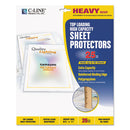 C-Line® wholesale. High Capacity Polypropylene Sheet Protectors, Clear, 50", 11 X 8 1-2, 25-bx. HSD Wholesale: Janitorial Supplies, Breakroom Supplies, Office Supplies.