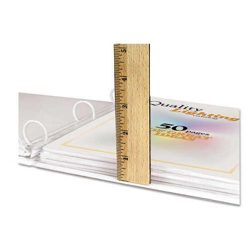 C-Line® wholesale. High Capacity Polypropylene Sheet Protectors, Clear, 50", 11 X 8 1-2, 25-bx. HSD Wholesale: Janitorial Supplies, Breakroom Supplies, Office Supplies.