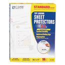 C-Line® wholesale. Standard Weight Polypropylene Sheet Protectors, Clear, 2", 11 X 8 1-2, 50-bx. HSD Wholesale: Janitorial Supplies, Breakroom Supplies, Office Supplies.