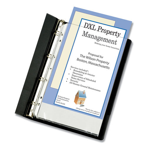C-Line® wholesale. Heavyweight Poly Sheet Protectors, Clear, 2", 14 X 8 1-2, 50-box. HSD Wholesale: Janitorial Supplies, Breakroom Supplies, Office Supplies.