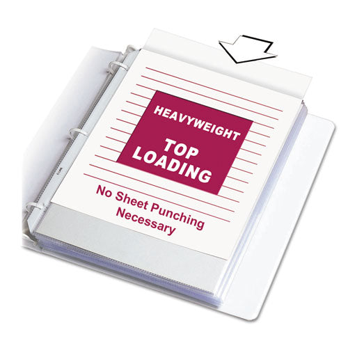 C-Line® wholesale. Heavyweight Polypropylene Sheet Protectors, Clear, 2", 11 X 8 1-2, 200-bx. HSD Wholesale: Janitorial Supplies, Breakroom Supplies, Office Supplies.