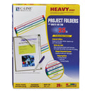 C-Line® wholesale. Write-on Project Folders, Straight Tab, Letter Size, Assorted Colors, 25-box. HSD Wholesale: Janitorial Supplies, Breakroom Supplies, Office Supplies.