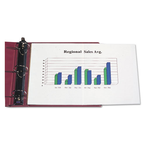 C-Line® wholesale. Panoramic Fold-out Poly Sheet Protectors, Center Loading, Clear, 17 X 11, 25-bx. HSD Wholesale: Janitorial Supplies, Breakroom Supplies, Office Supplies.