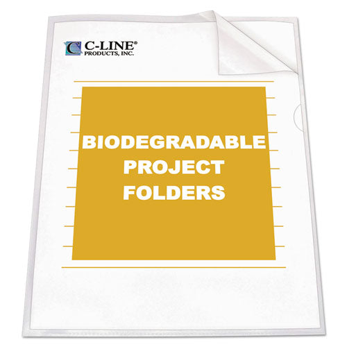 C-Line® wholesale. Specialty Project Folders, Letter Size, Clear, 25-box. HSD Wholesale: Janitorial Supplies, Breakroom Supplies, Office Supplies.