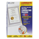 C-Line® wholesale. Quick Cover Laminating Pockets, 12 Mil, 9.13" X 11.5", Gloss Clear, 25-box. HSD Wholesale: Janitorial Supplies, Breakroom Supplies, Office Supplies.