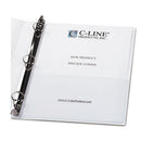 C-Line® wholesale. Peel And Stick Add-on Filing Pockets, 25", 11 X 8 1-2, 10-pack. HSD Wholesale: Janitorial Supplies, Breakroom Supplies, Office Supplies.